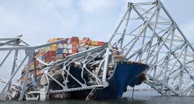 The container ship Dali crashed into a pylon of Baltimore’s Francis Scott Key Bridge, causing the entire bridge to collapse.